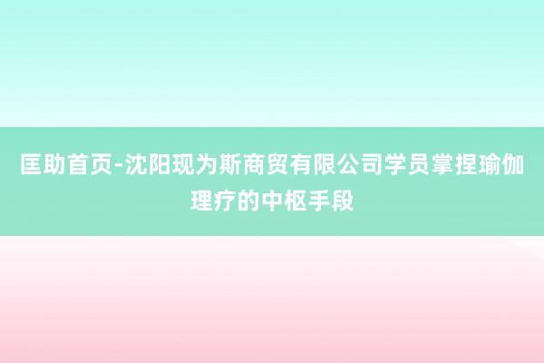 匡助首页-沈阳现为斯商贸有限公司学员掌捏瑜伽理疗的中枢手段